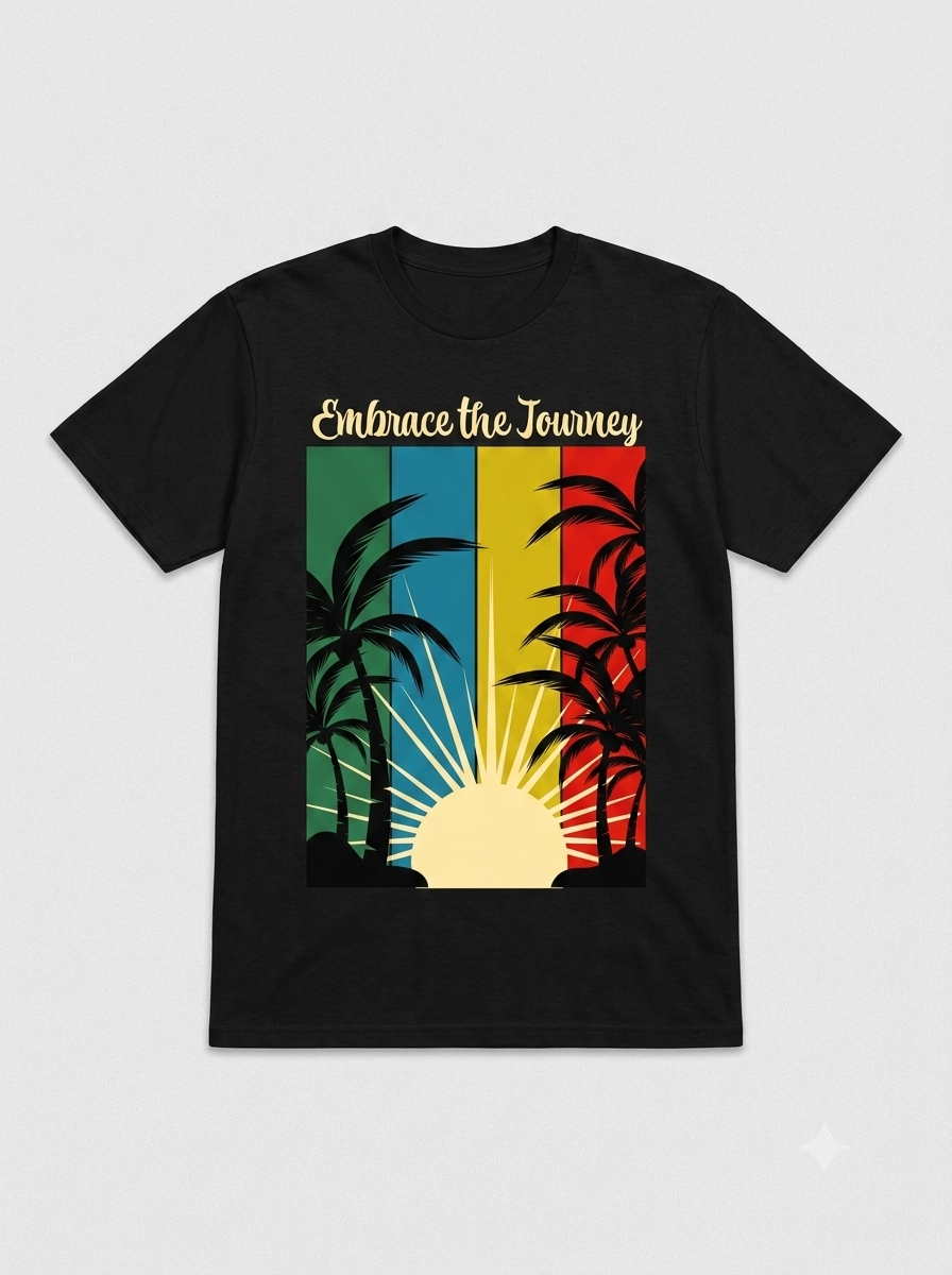Embrace Journey Tshirt Black | Unisex