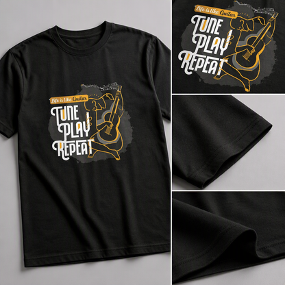 Tune, play & repeat T Shirt