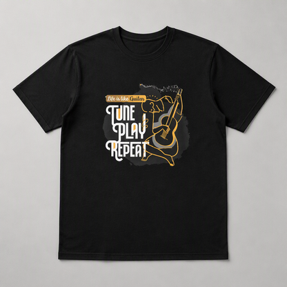 Tune, play & repeat T Shirt