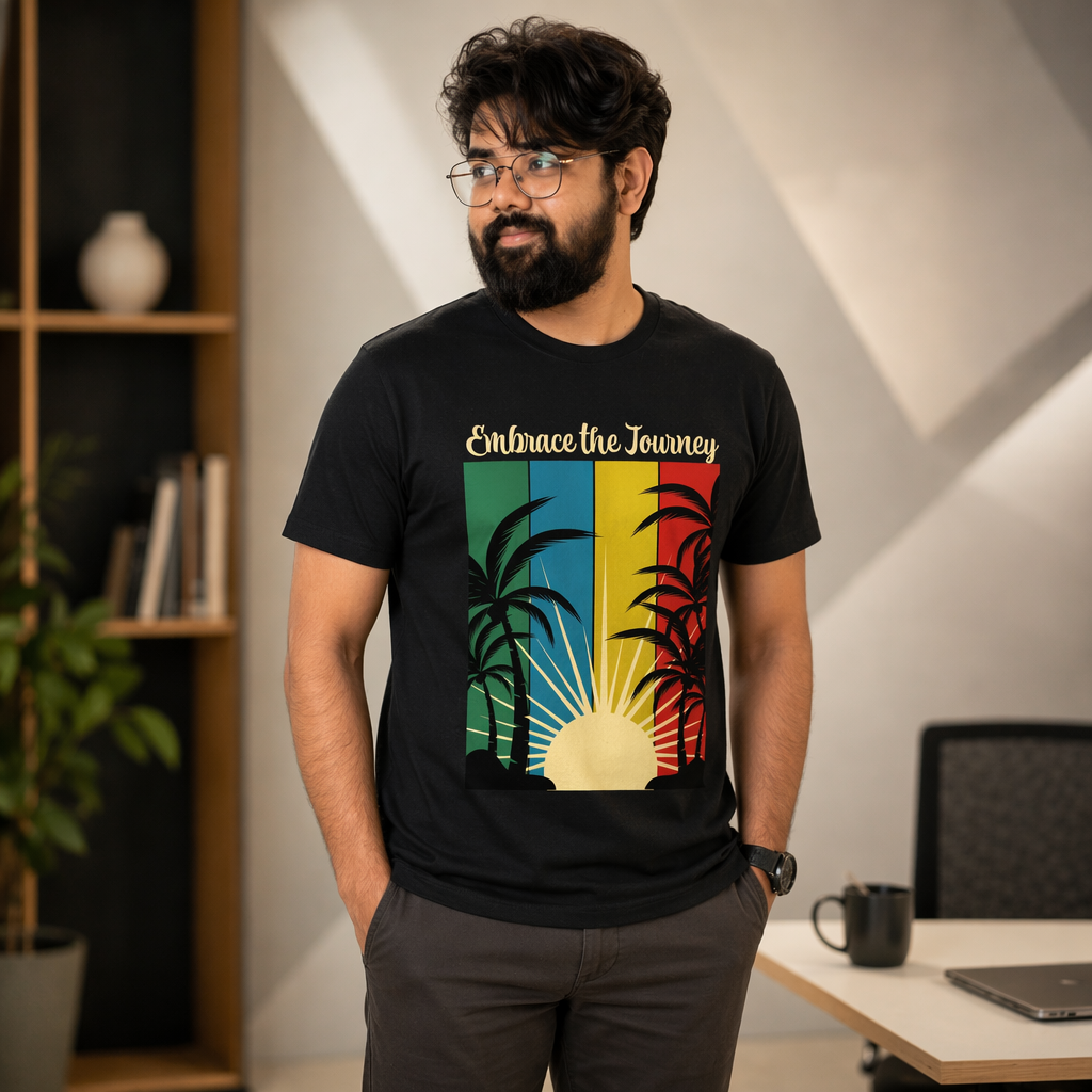 Embrace Journey Tshirt Black | Unisex