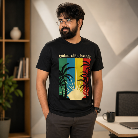 Embrace Journey Tshirt Black | Unisex