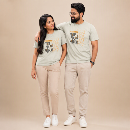 Tune, play & repeat T Shirt