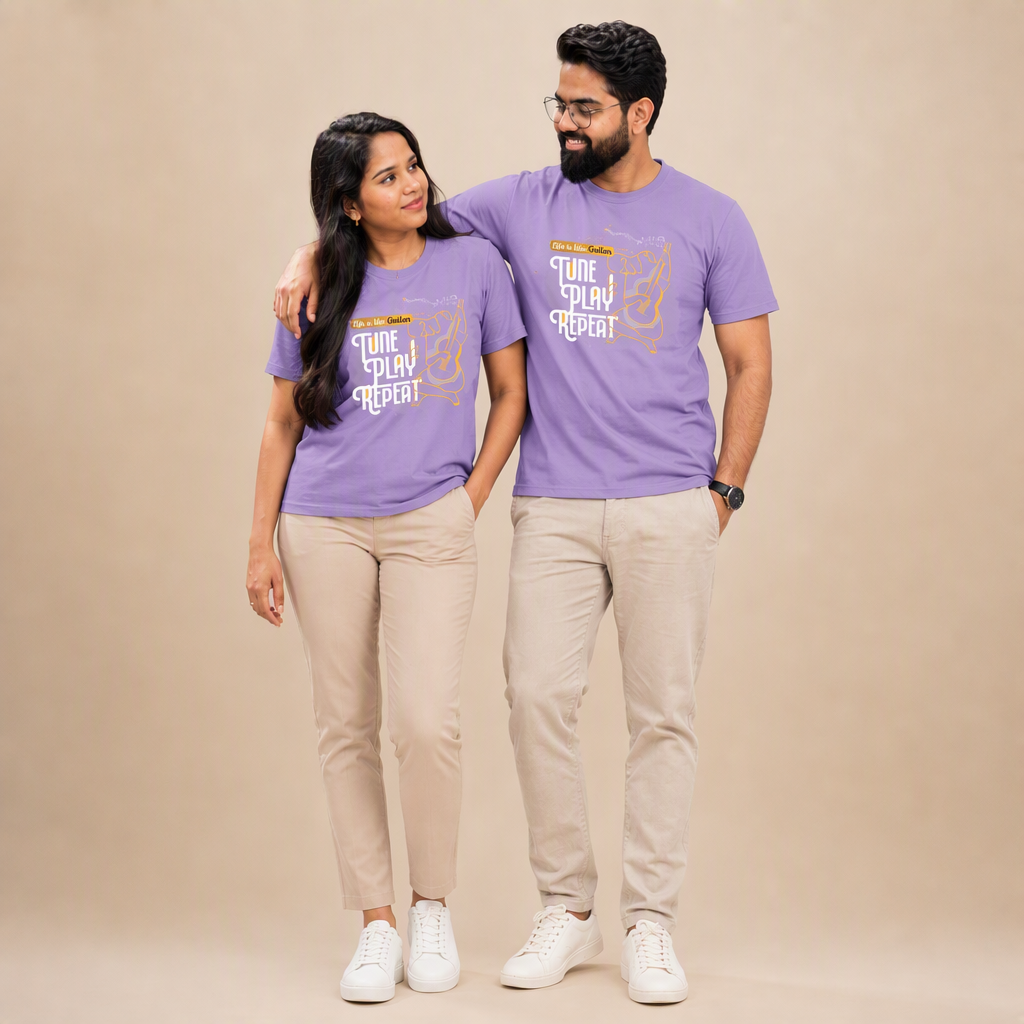 Tune, play & repeat T Shirt